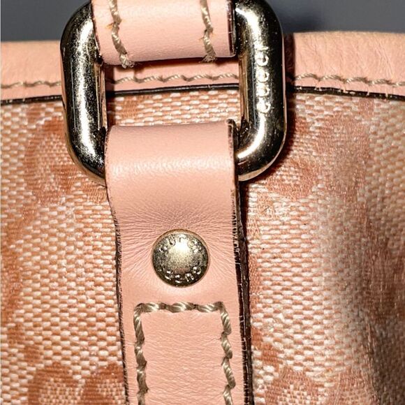 Beautiful! Authentic GUCCI Joy MM Coated Canvas Tote Large - Picture 9 of 13